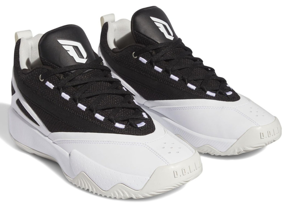 adidas Dame Certified 2 White/Black/Orbit Grey Men's 11.5 Medium